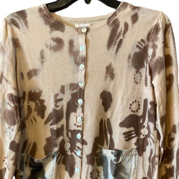 Sundance Button Front Sweater / Cardigan With Front Pockets Size Small - Picture 2 of 6